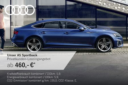 Audi A5 Sportback Privatleasing