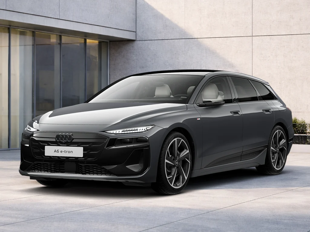 Audi A6 Avant silbernes Fahrzeug
