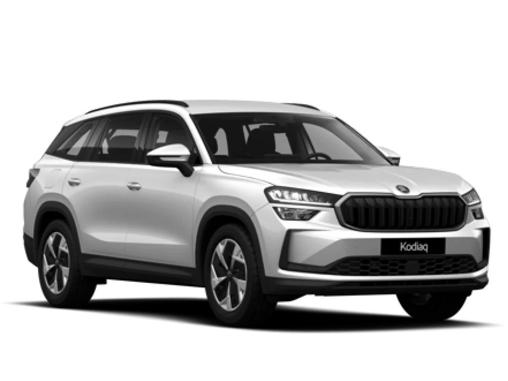 Kodiaq Autohaus Vatterott weißes Fahrzeug