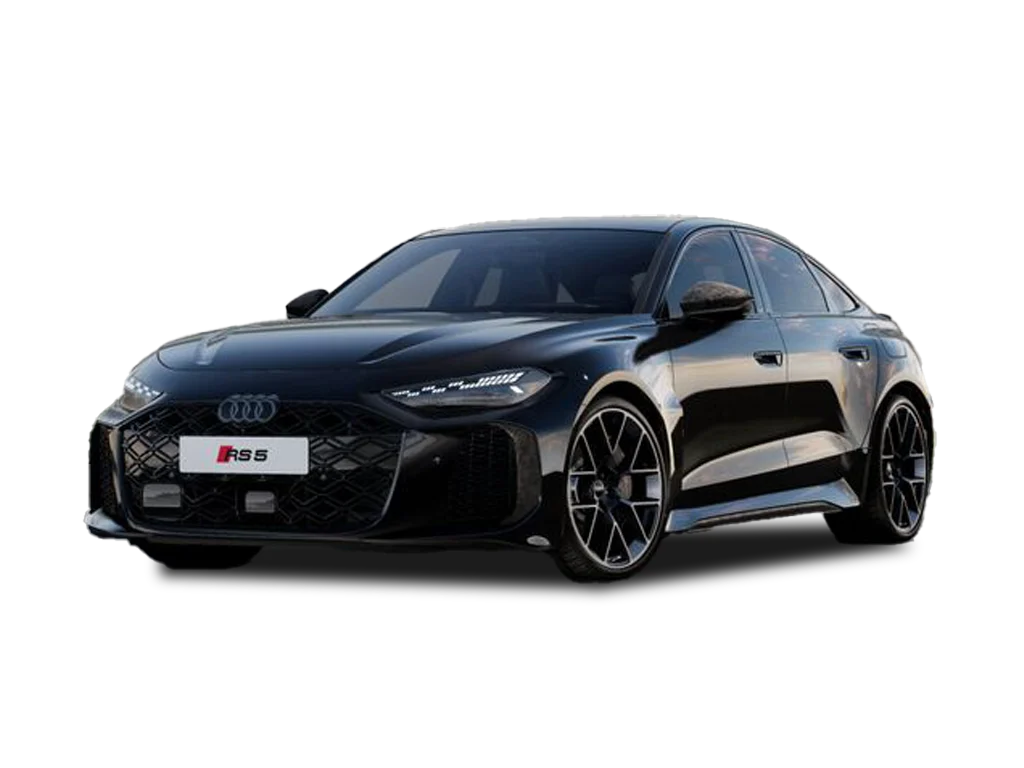 Audi RS 5 freisteller schwarz